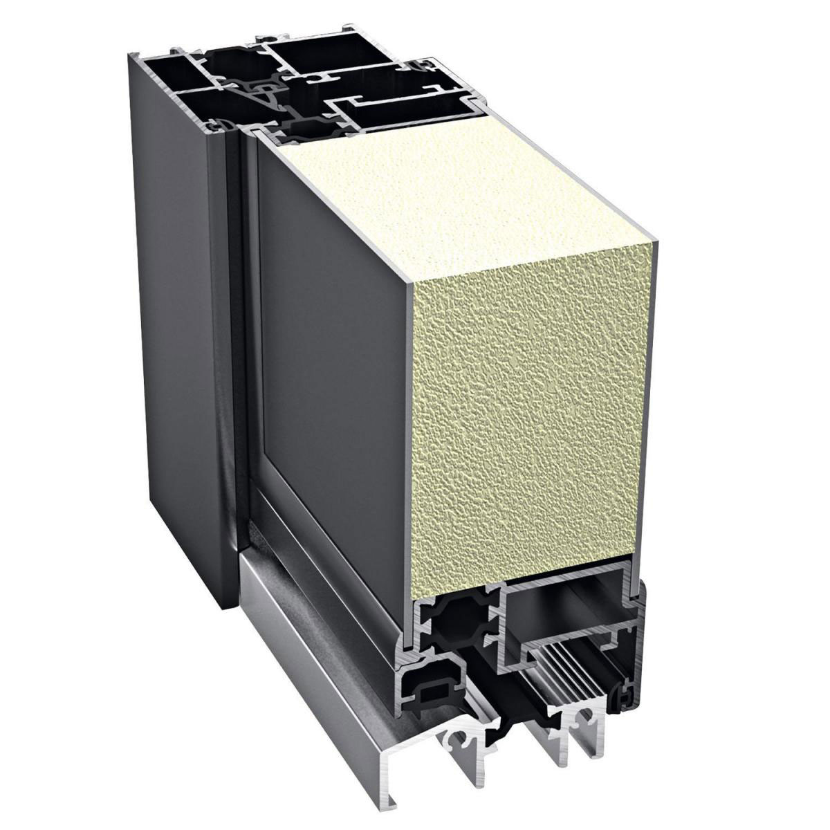 Aluminium Sicherheits-Haustür Siena Superior 60 mm anthrazit 100 x 210 cm Anschlag links inkl Griffset Bild 4