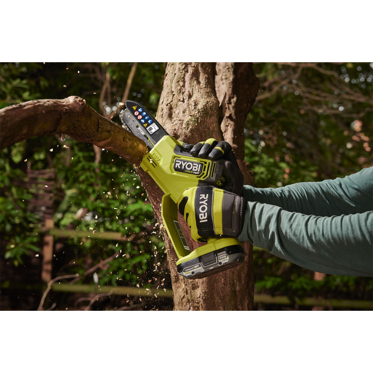 Ryobi  Akku-Einhand-Kettensäge RY18PSX15A-0 15 cm Bild 2