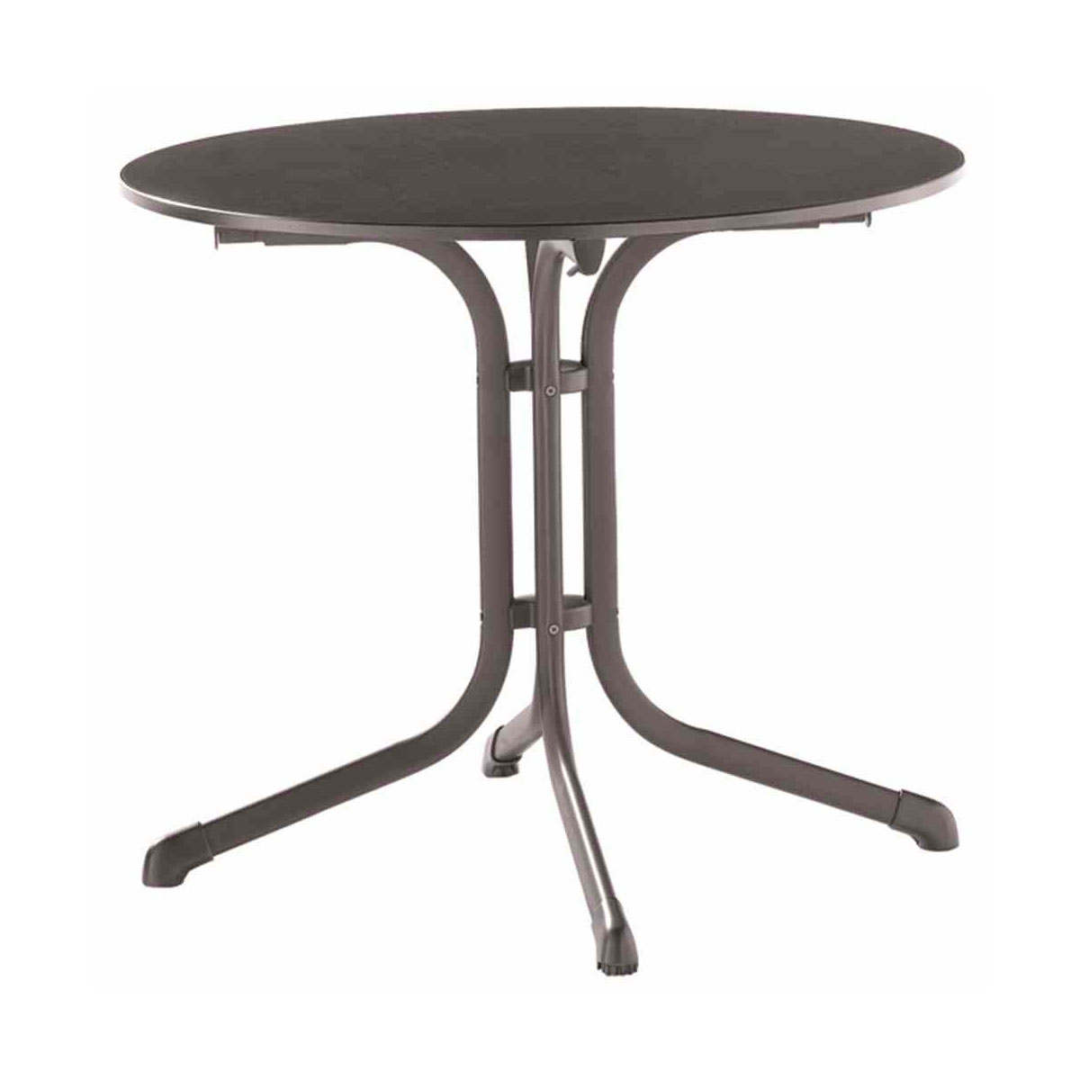 Sieger Klapptisch Vivodur 85 cm eisengrau/anthrazit