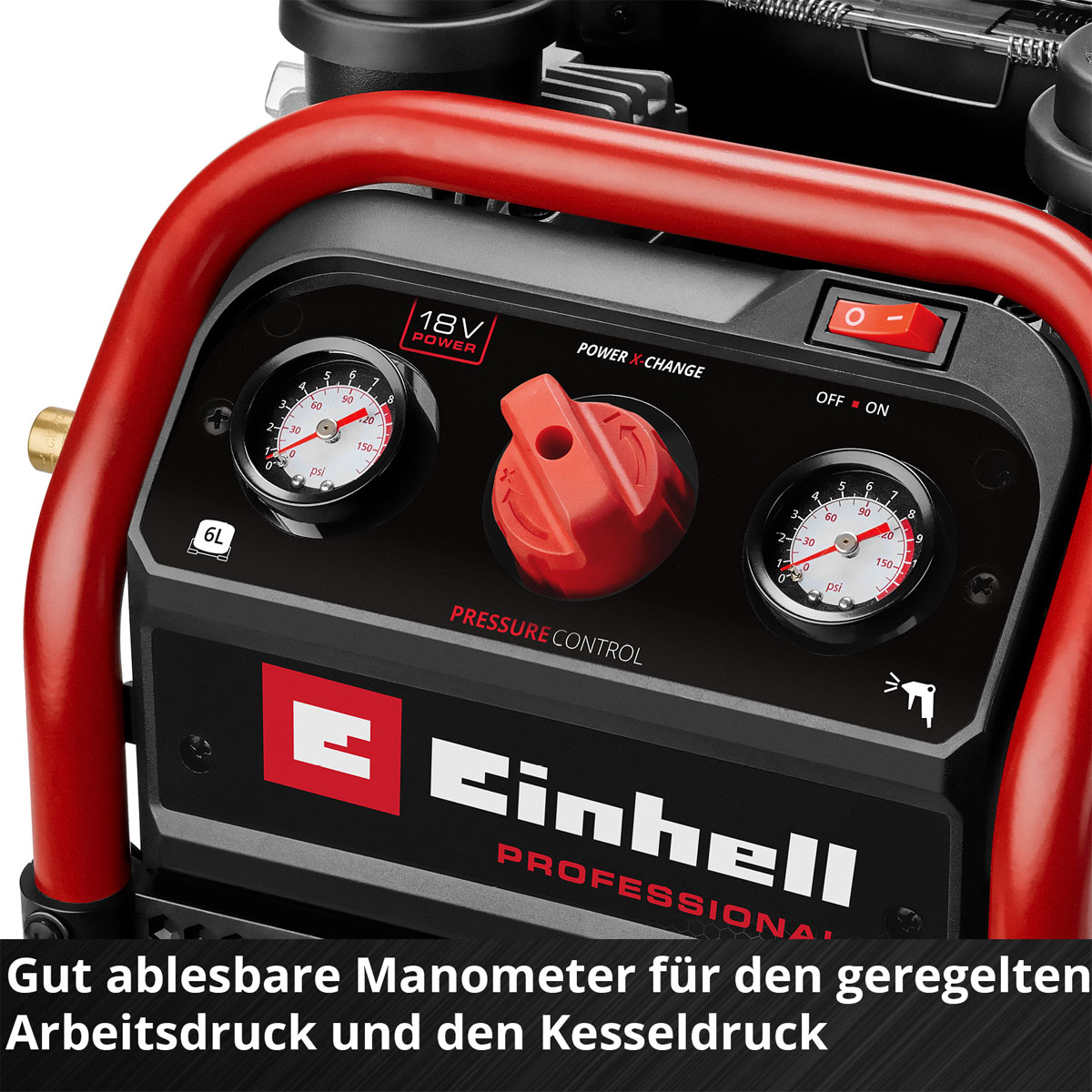 Einhell Professional Akku-Kompressor SILENZZO 18/160 Bild 7