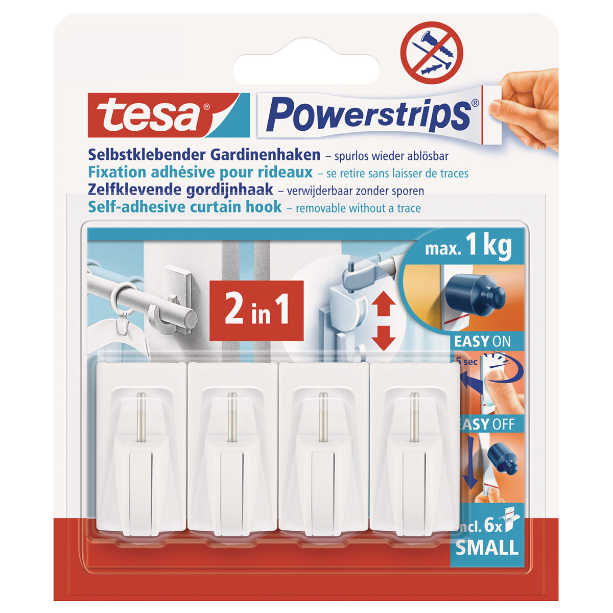 Tesa Vario-Gardinenhaken Bild 1
