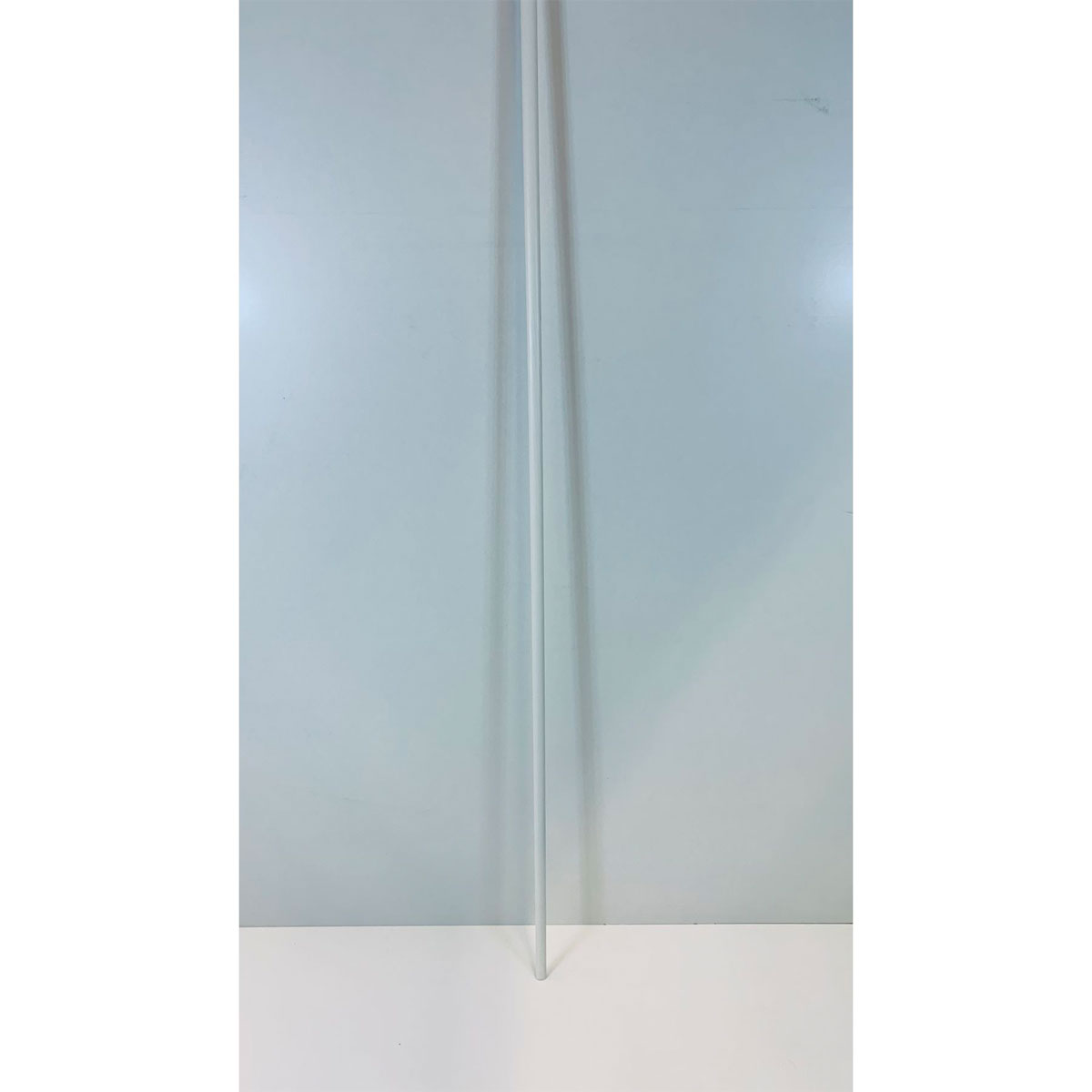 Viertelstab weiß-lackiert 240x Durchmesser 1,4 cm Kiefer