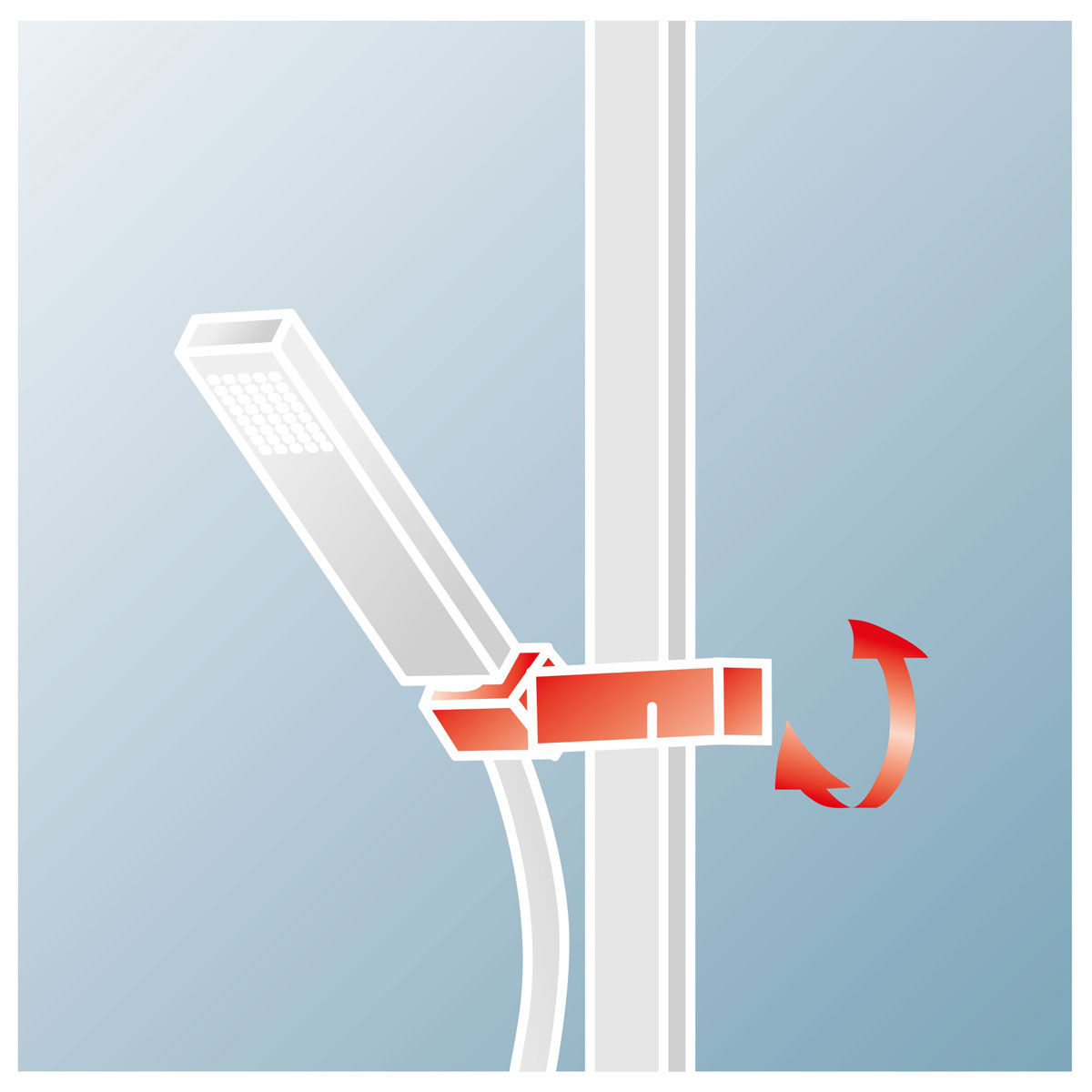 Schulte DuschMaster Rain Classic mit Umsteller Kopfbrause rund chrom Bild 2