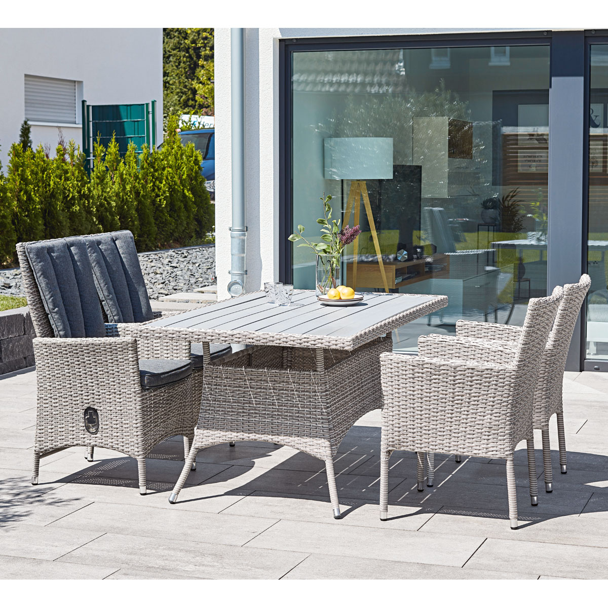 Haveson Positionssessel Milano grau-meliert Bild 5