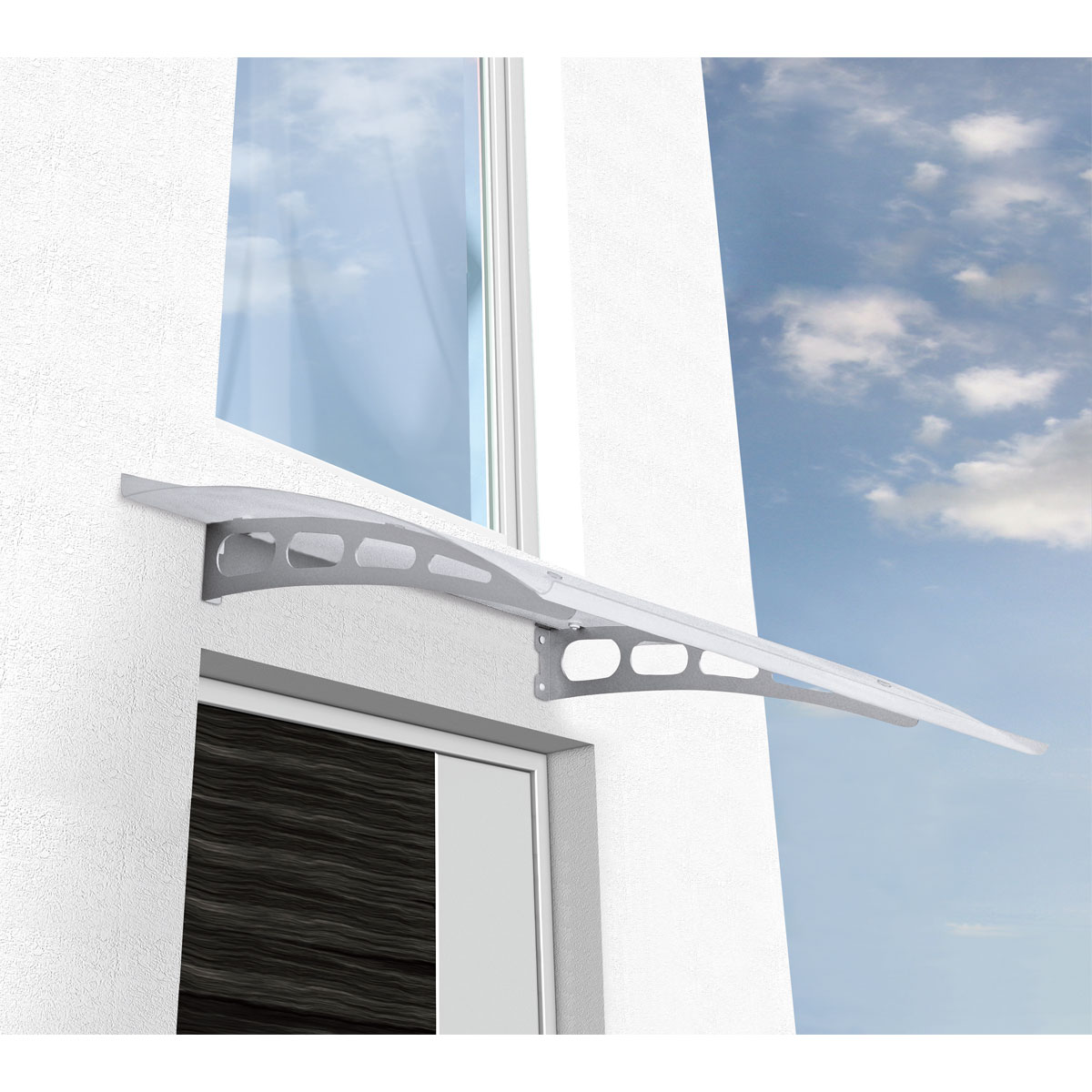 Durabil Vordach Edelstahl 140 x 80 cm Bild 4