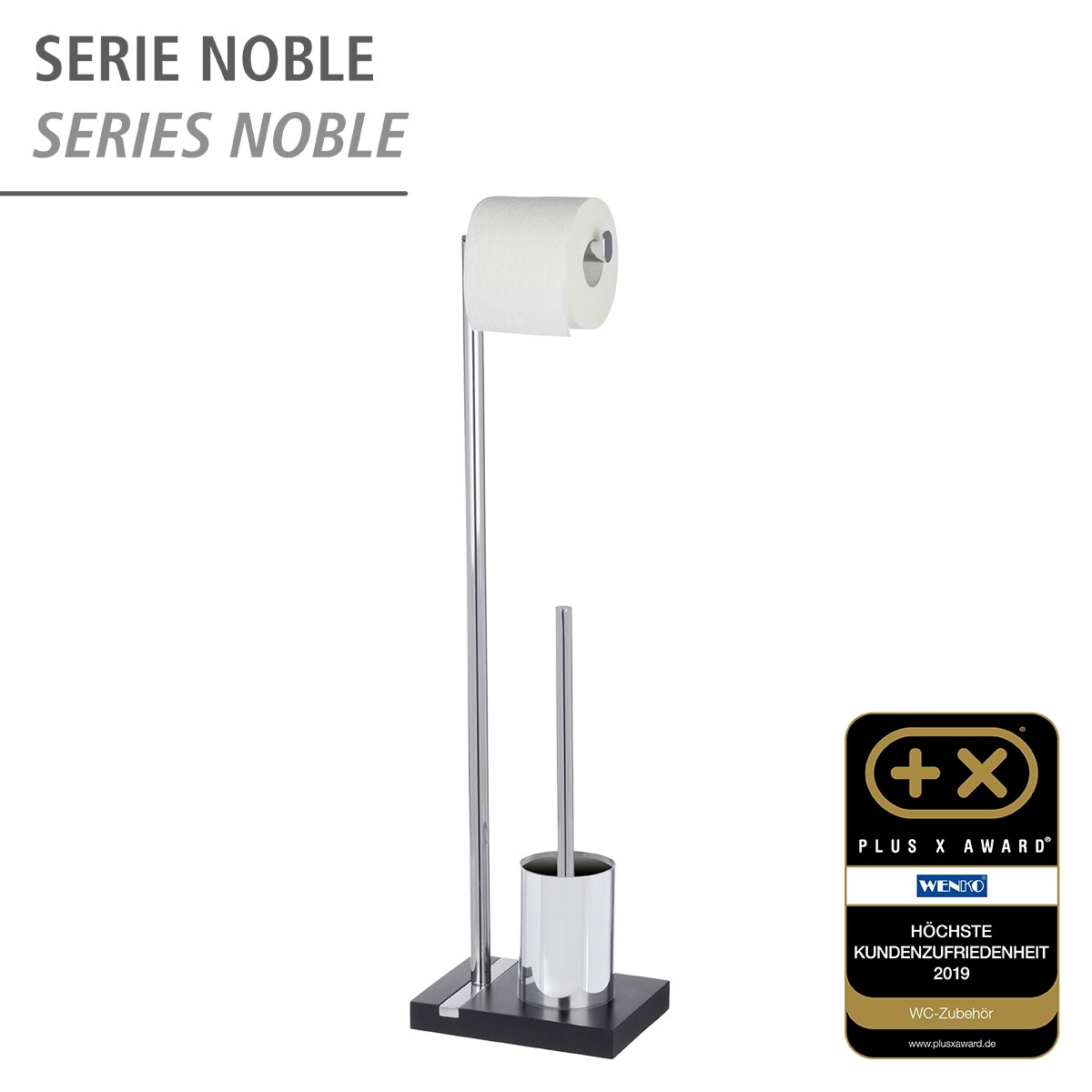 Noble Stand 514804 WC-Garnitur Black | Wenko