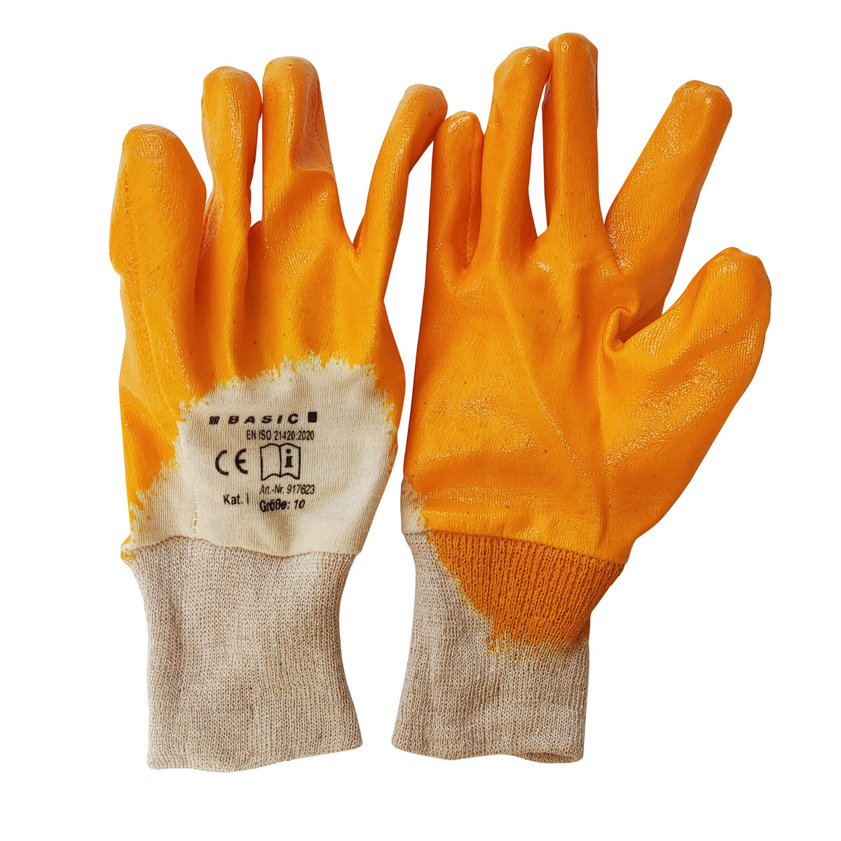 Basic Handschuh mit Noppen Nitril