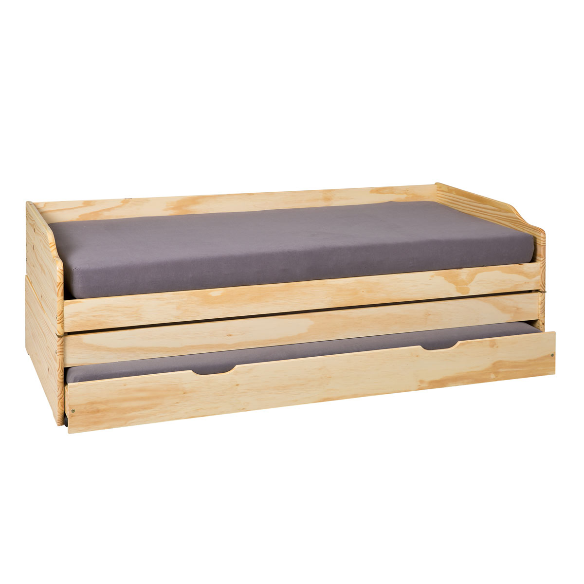 Funktionscouch „Lotar“, 3 in 1, natur, 90x200 cm Bild 2