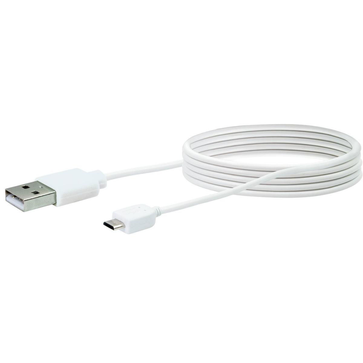 Schwaiger Micro USB Ladekabel 2 m