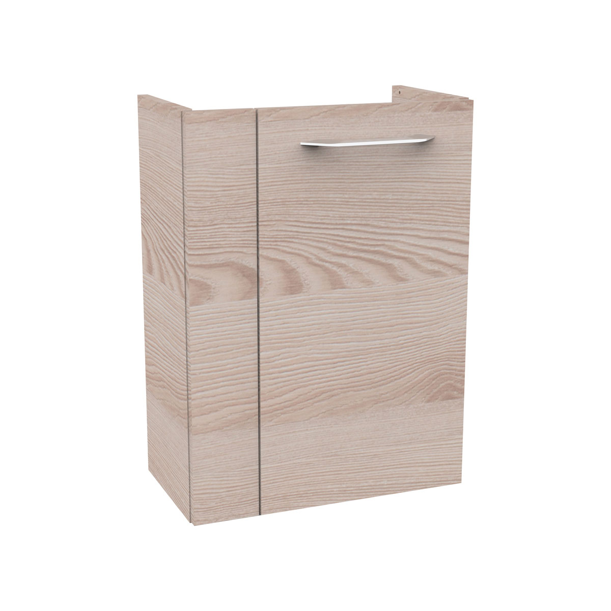 Fackelmann Gäste-WC Waschtischunterschrank rechts SBC 440 x 600 x 243 mm Alaska-Esche