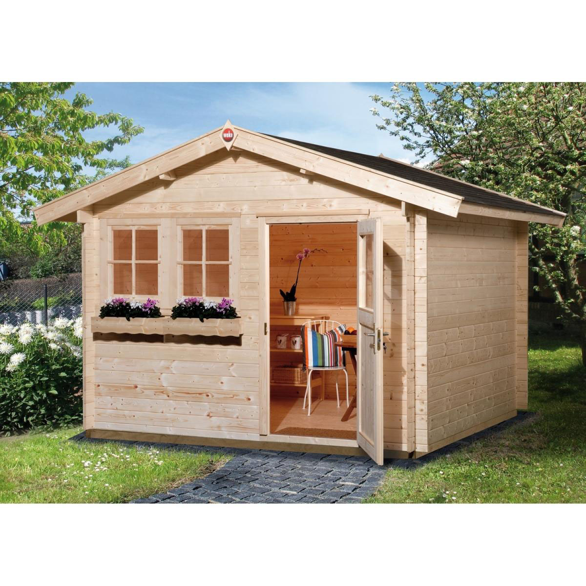 Weka Gartenhaus 139 380 x 410 x 262 cm Bild 2