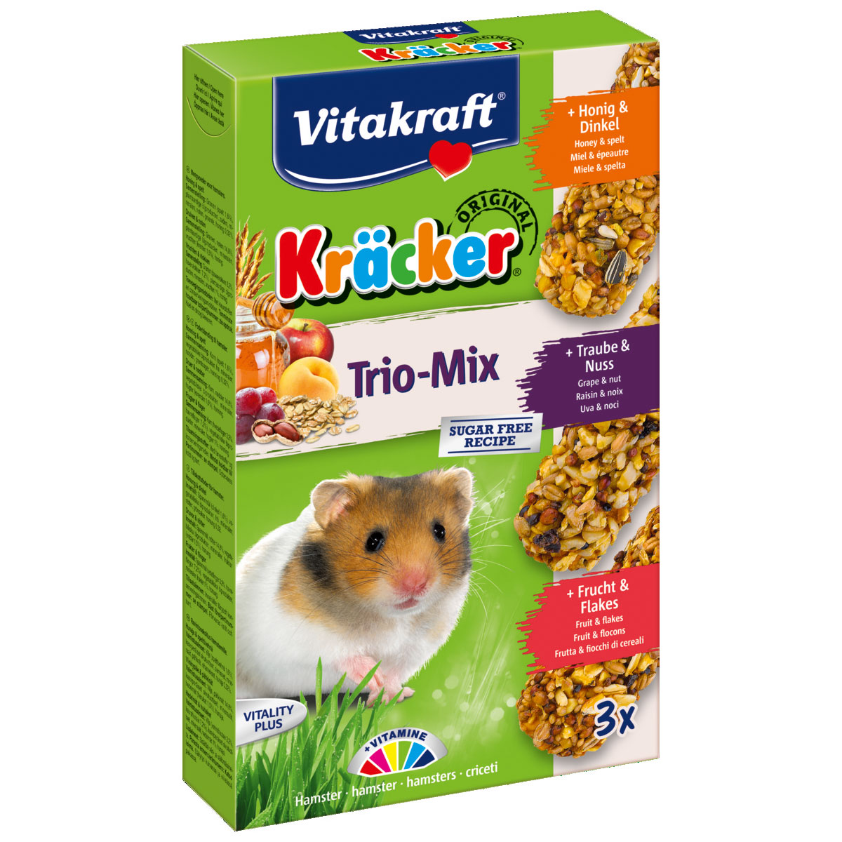 Vitakraft  Kräcker Trio-Mix für Hamster