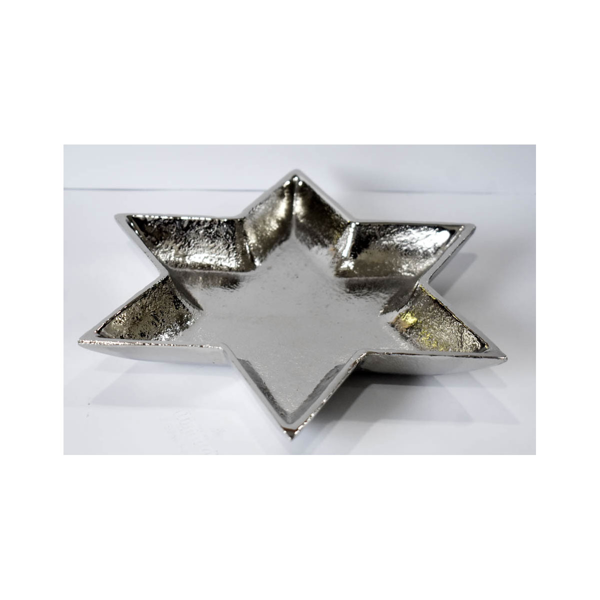 Stern-Schälchen Aluminium 16,5 cm