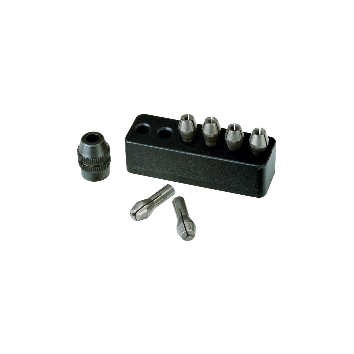 Proxxon Micromot MICROMOT Stahlspannzangen 6 Stück von 1 bis 3,2 mm mit Halter