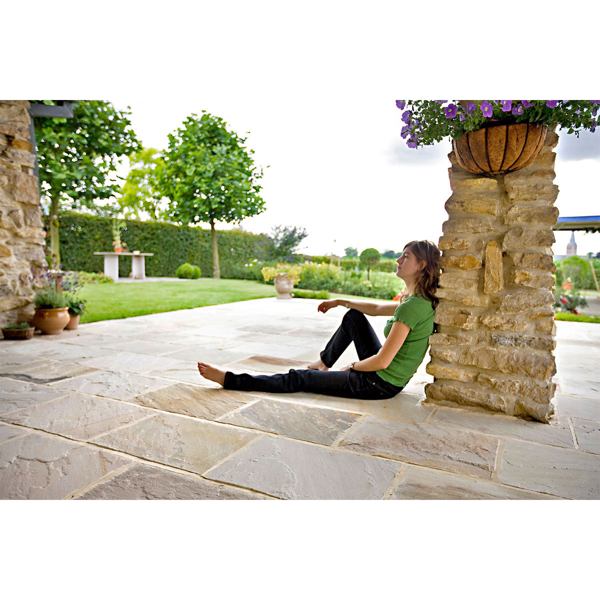 Palisade Sandstone Gaya naturgespalten 10 x 10 x 25 cm Bild 2