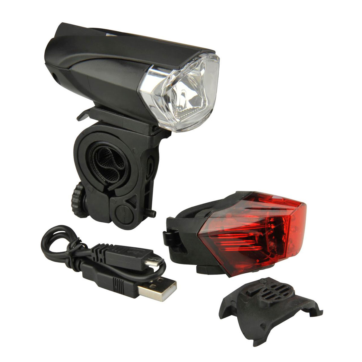 Fischer Bikes LED-Beleuchtungs-Set 35 Lux 2-teilig