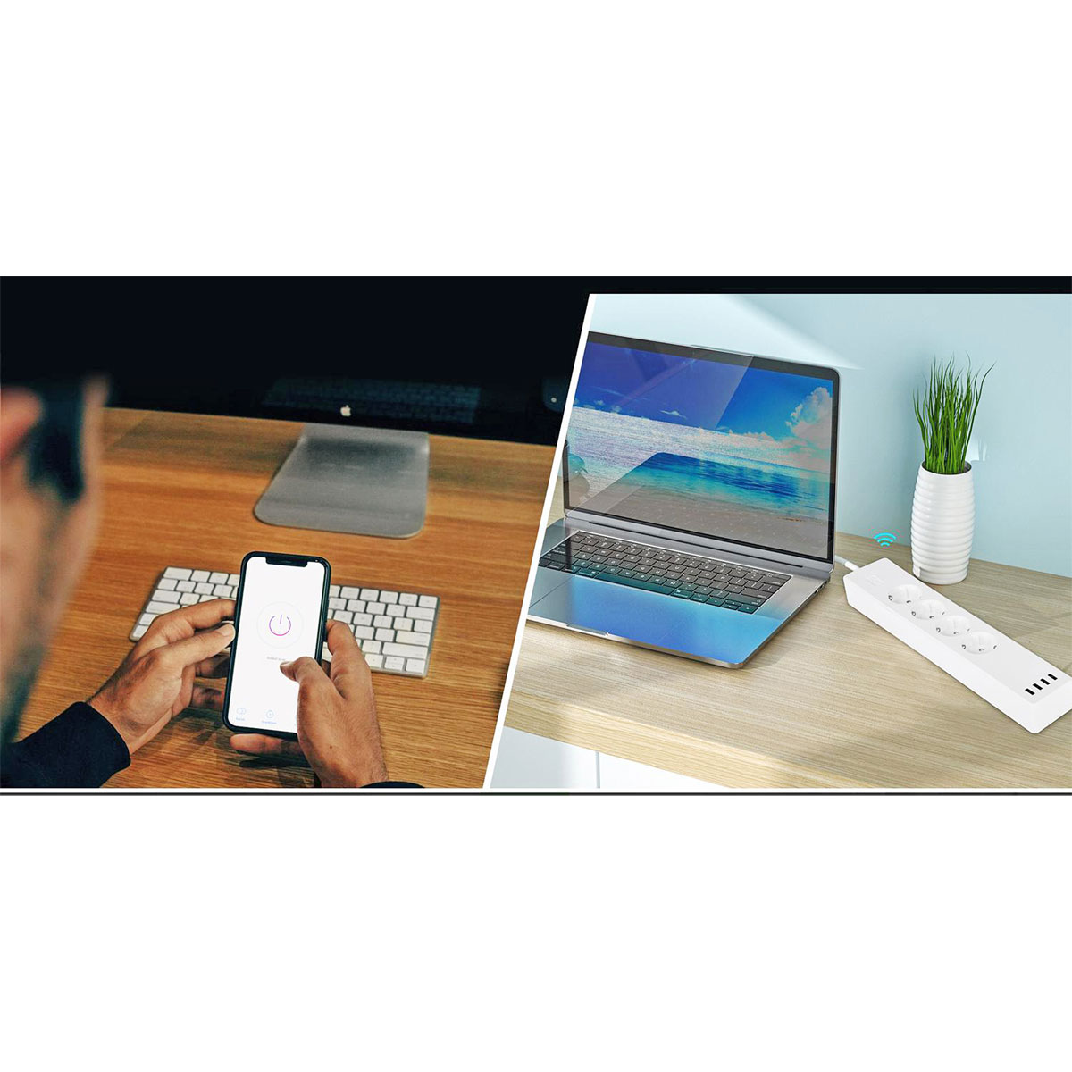 Flector Steckdosenleiste Smart Connect 4-fach und 4 USB Bild 3