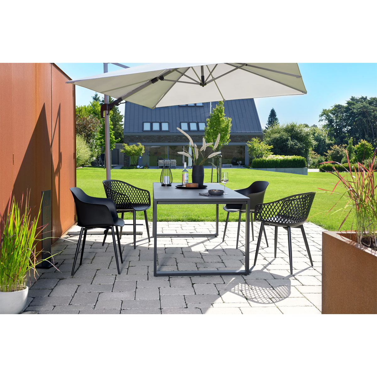 Haveson Ampelschirm Catania Square 270 x 270 cm Bild 11