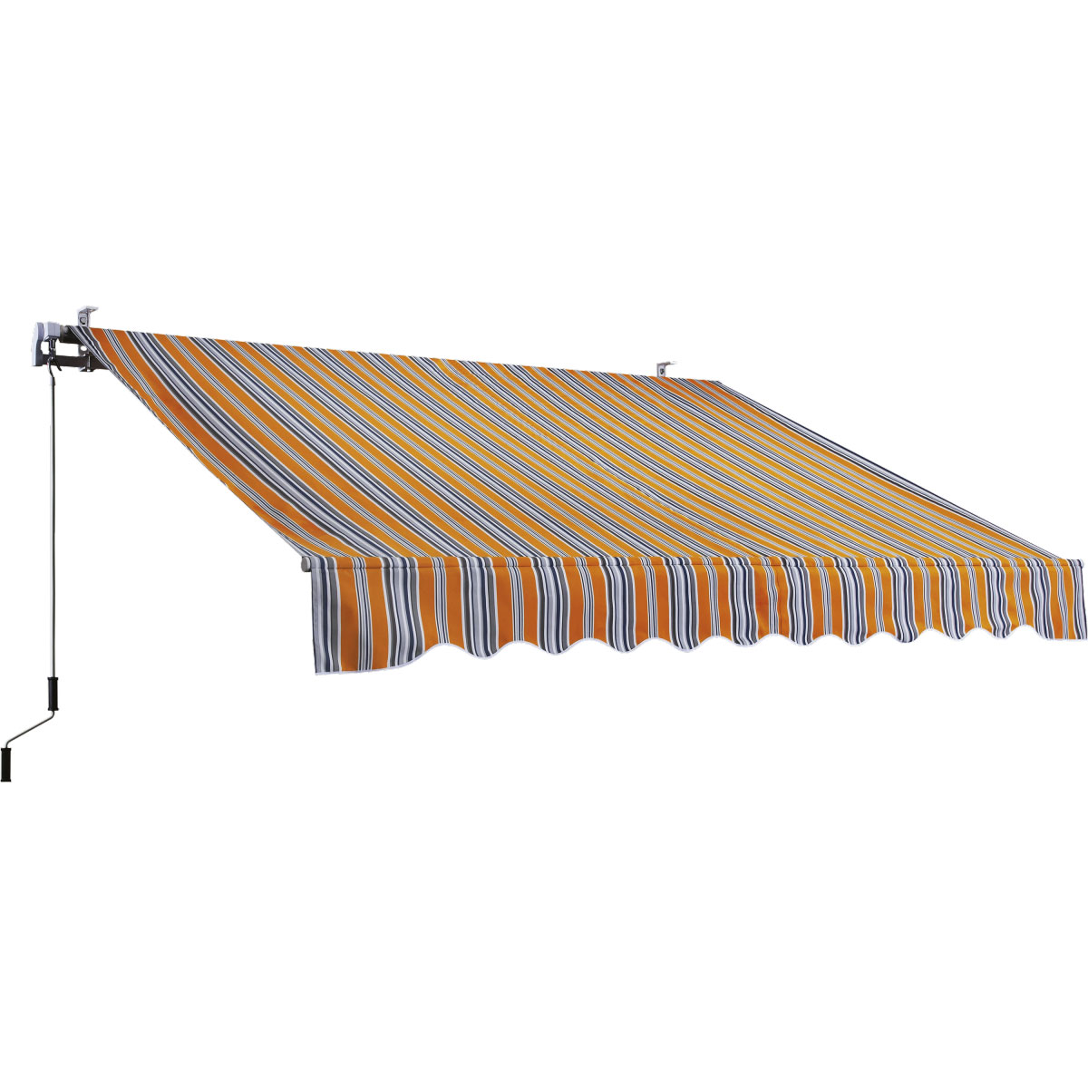 Durabil Gelenkarm-Markise Nizza 400 x 250 cm für Wand- und Deckenmontage
