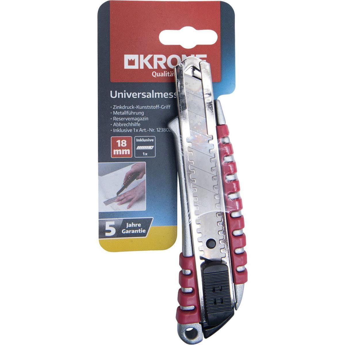 Krone Unimesser Zinkdruck-Kunststoff-Griff