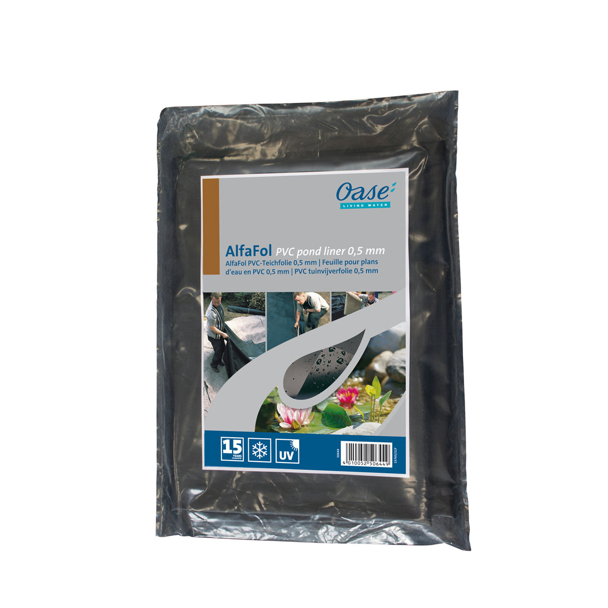 Oase Teichfolie AlfaFol 0,5 mm 400 x 600 cm schwarz