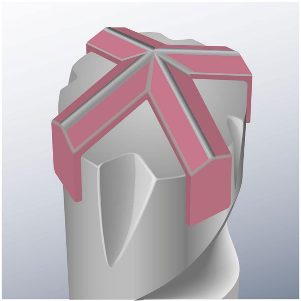 kwb  Hammerbohrer Cross Tip Spitze 4 schneidig Durchmesser 10 mm 260 mm Bild 1