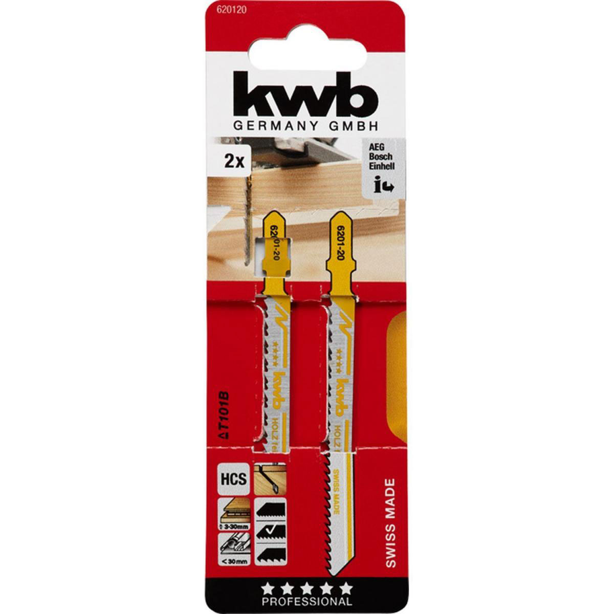 kwb  Stichsägeblätter Holzbearbeitung fein S20 Bild 2