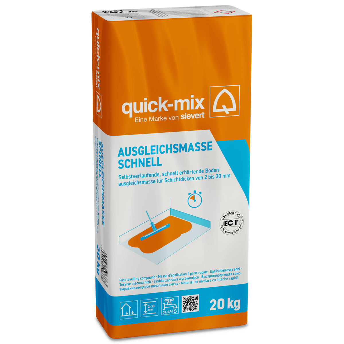 quick-mix Ausgleichsmasse Sicher und Plan schnell 20 kg