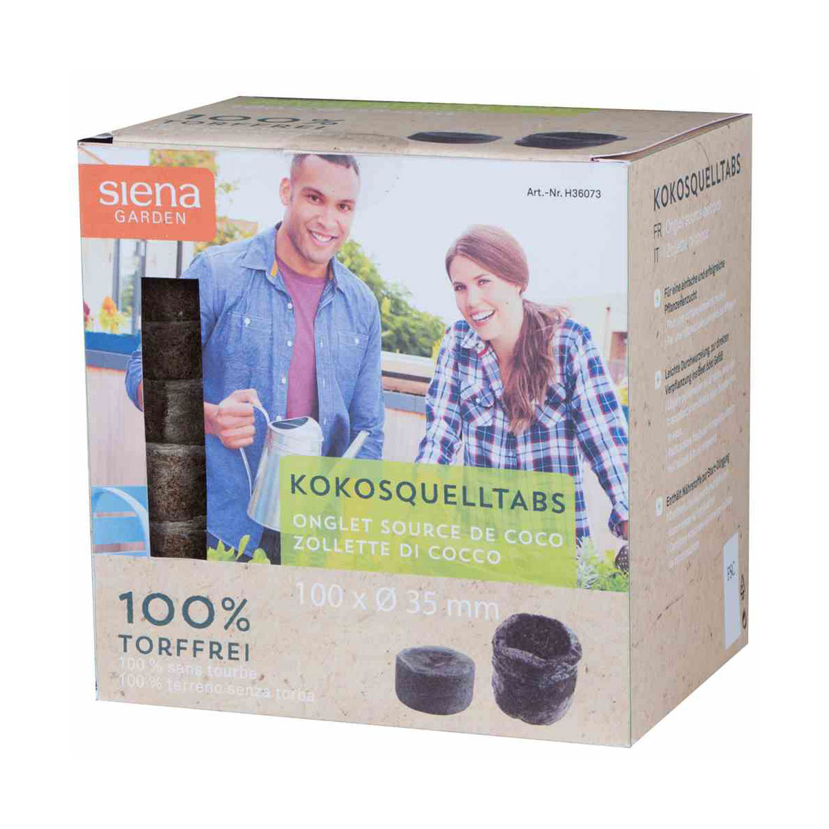 Siena Garden Quelltabs im Netz 100 Stück