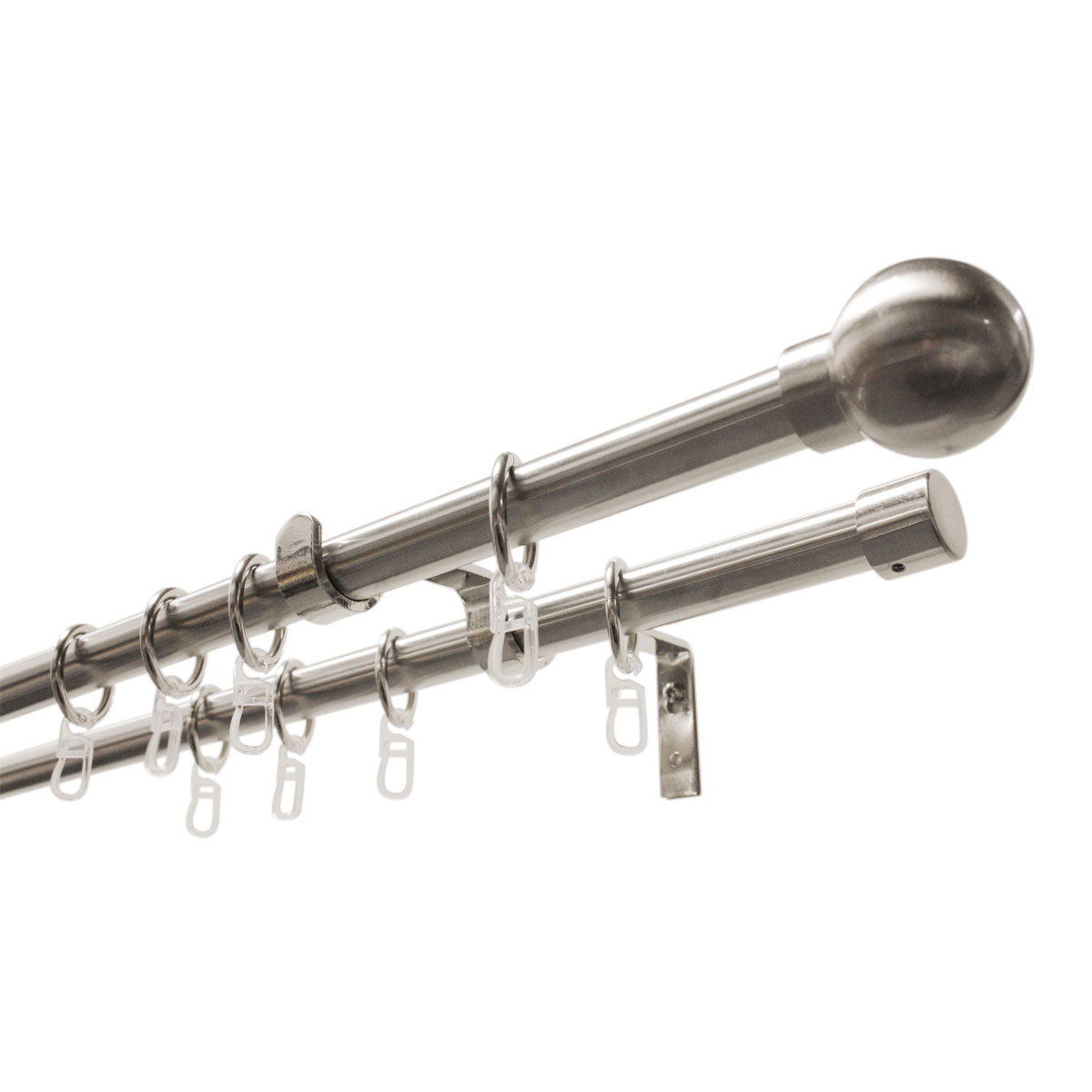 Gardinia Gardinenstange 120/210 cm silber-matt Bild 1
