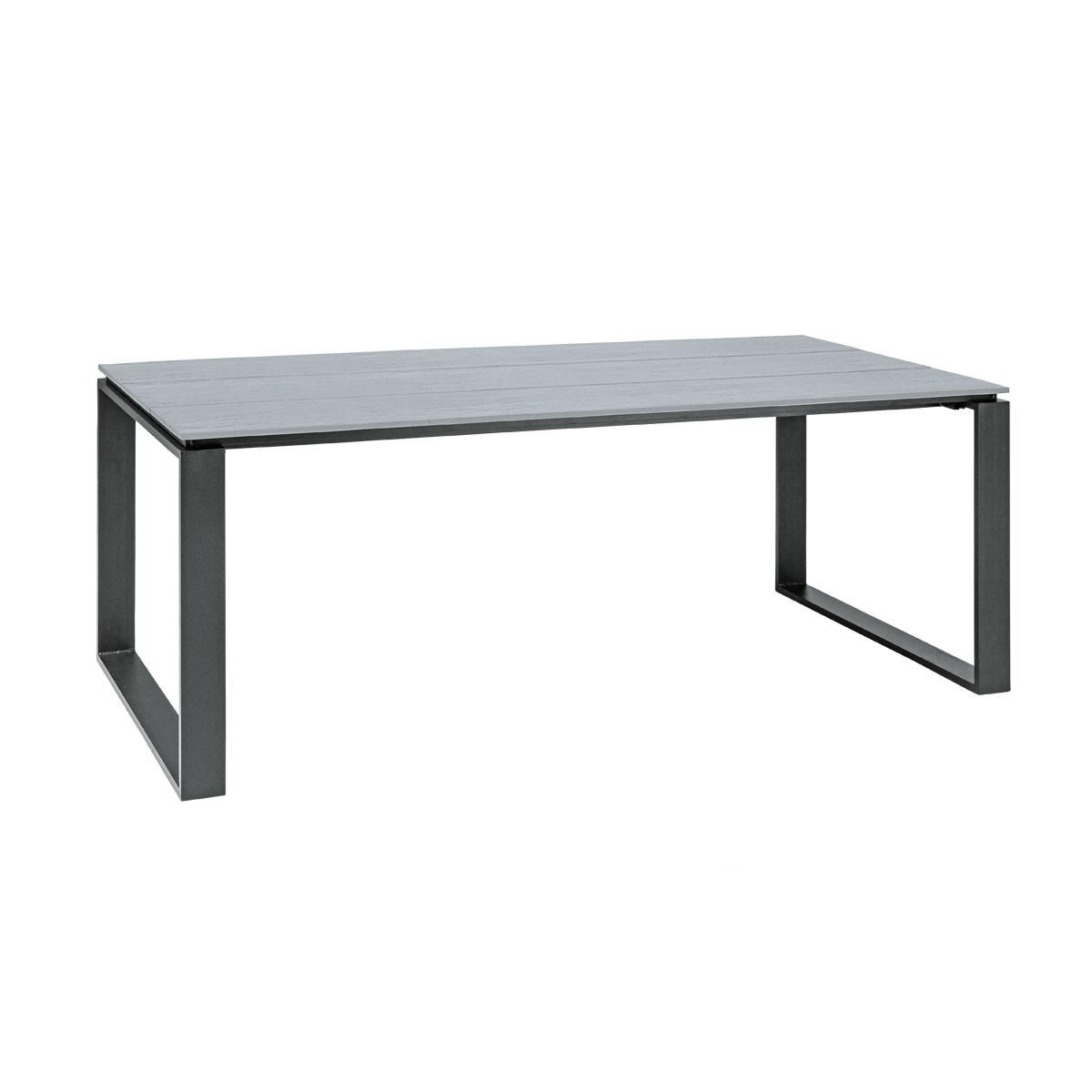 Haveson Gartentisch Madeira grau 210 x 75 x 100 cm