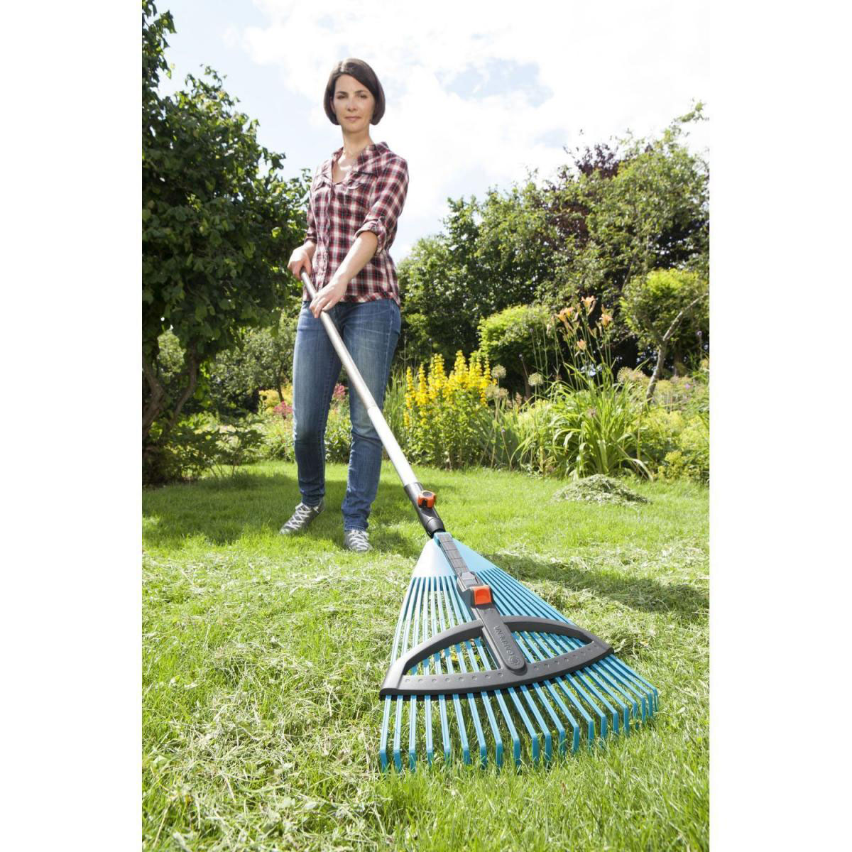 Gardena  Comisystem-Verstellbesen inkl Holzstiel 130 cm Bild 2