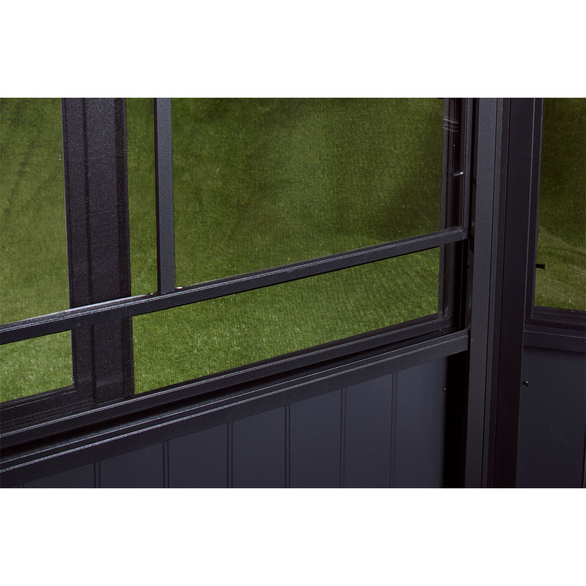 Sojag Pavillon Kaltwintergarten Charleston 1212 383,6x383,6x280,89cm Anthrazit Bild 8