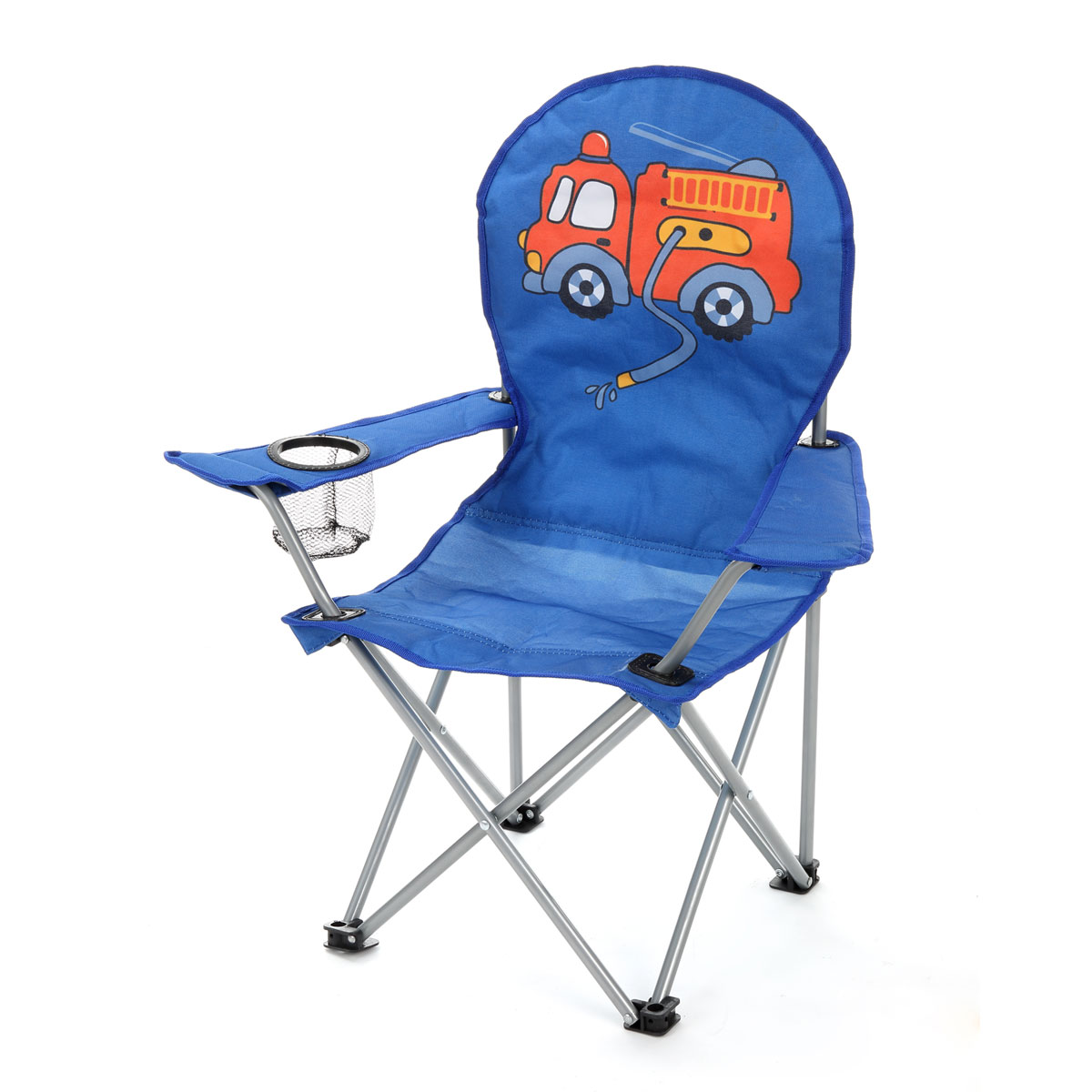 Haveson Kinderfaltstuhl Feuerwehrauto 64 x 40 x 68 cm mit Tragetasche