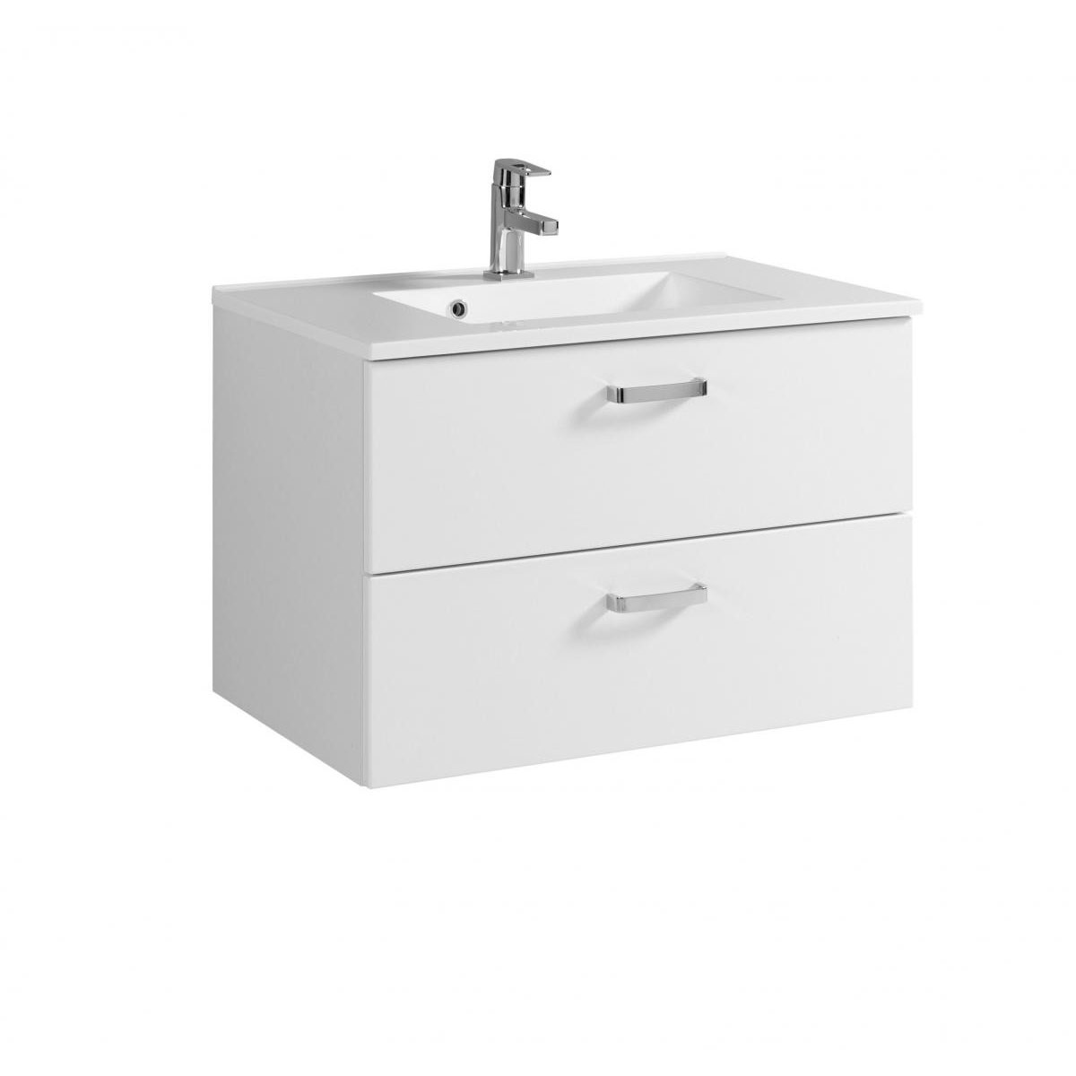 HELD Waschtisch 80 weiß 2 Ausz&uumlge