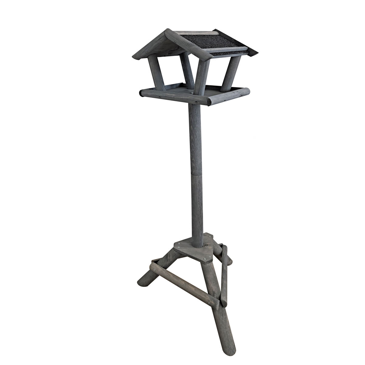 Vogelfutterhaus Classic grau 32 x 106 x 25 cm