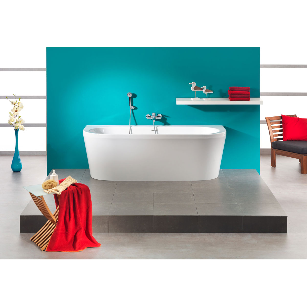 Ottofond Badewanne Modena 180 x 79 cm weiß Bild 2