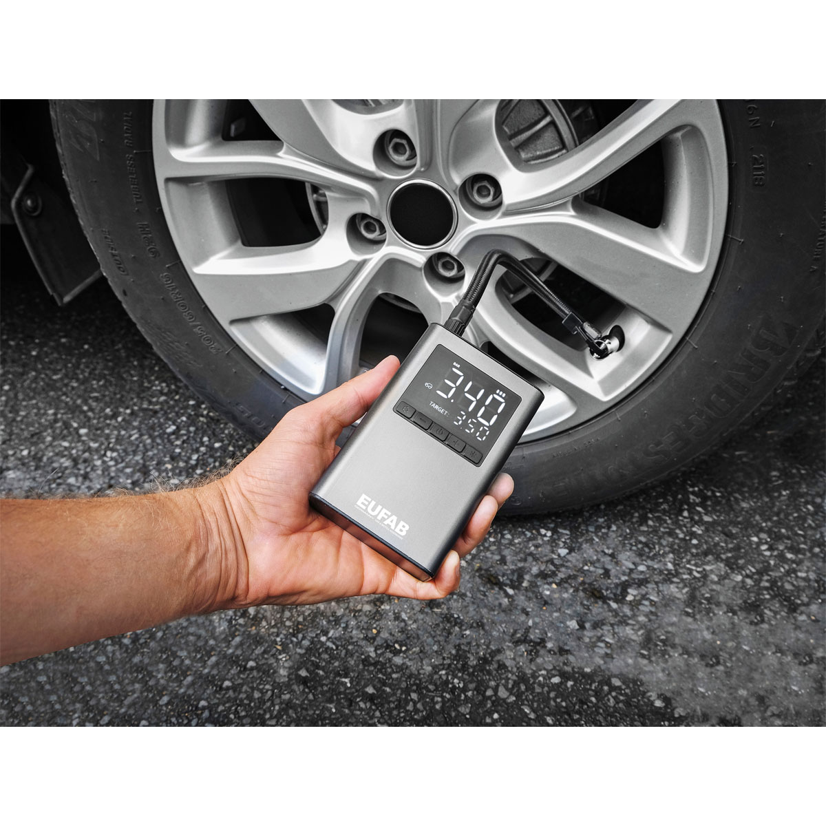 EUFAB Kleinkompressor aufladbar Bild 5