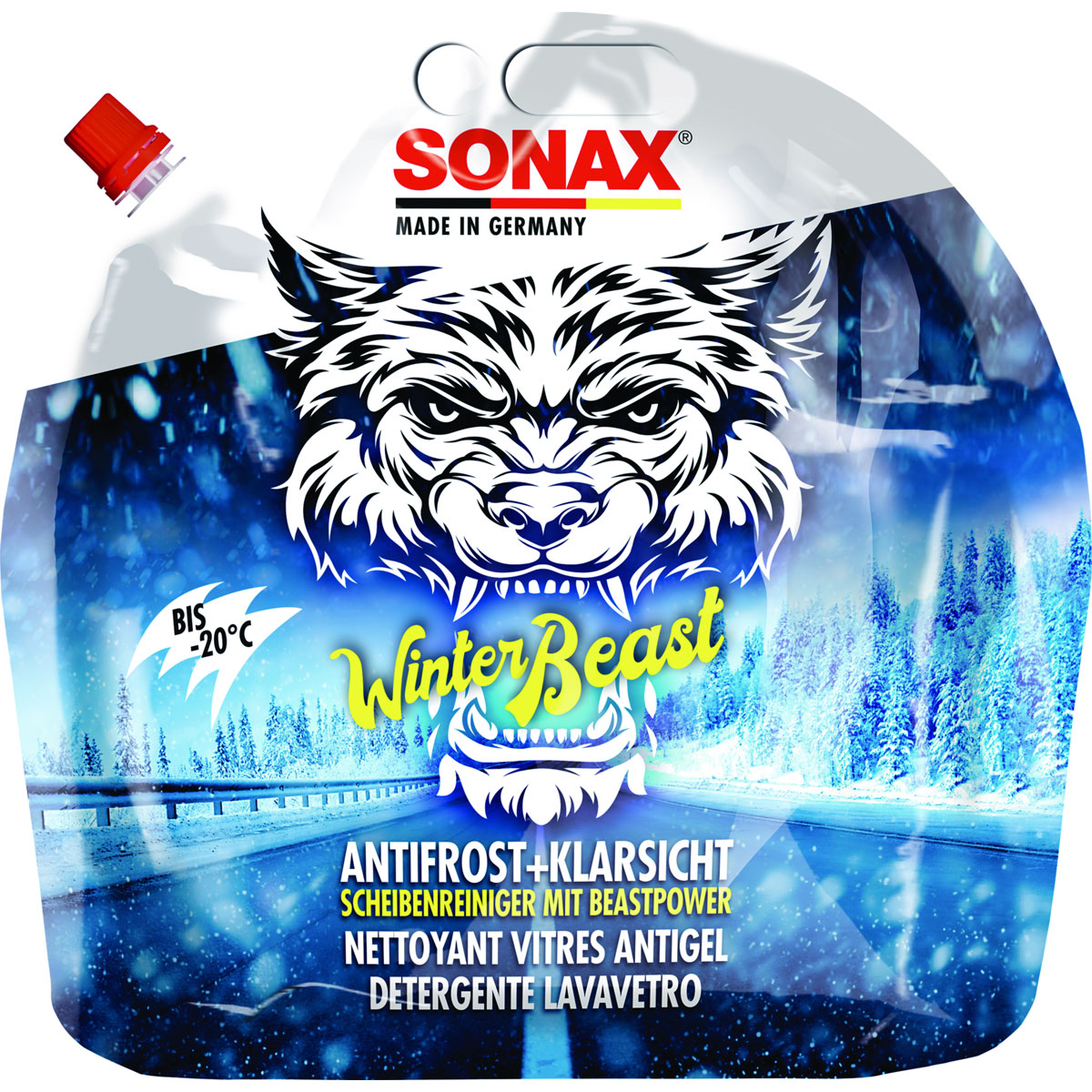 Sonax Scheibenreiniger Antifrost & Klarsicht WinterBeast -20° 3 L