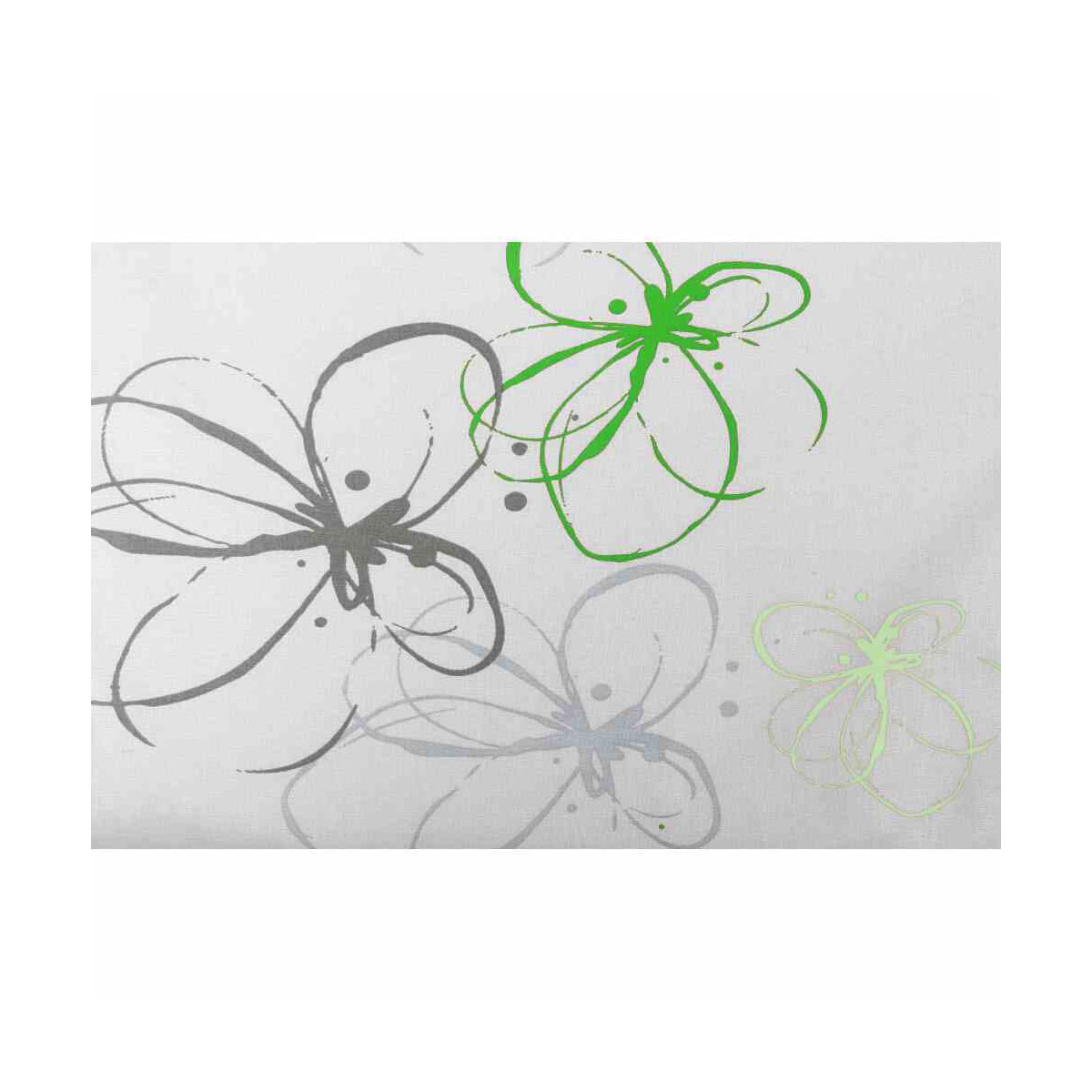 Siena Garden Auflage Regor 100 x 48 x 8 cm für Niederlehner grau mit Blumen  grün-anthrazit | 100 | K000065389