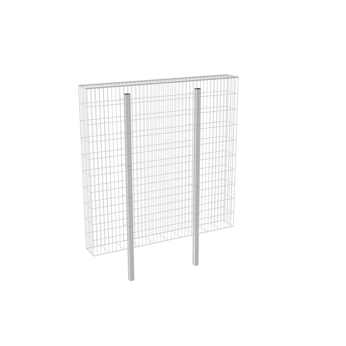 Wilk Gabionen-Zaun 200 x 200 x 25 cm Bild 1