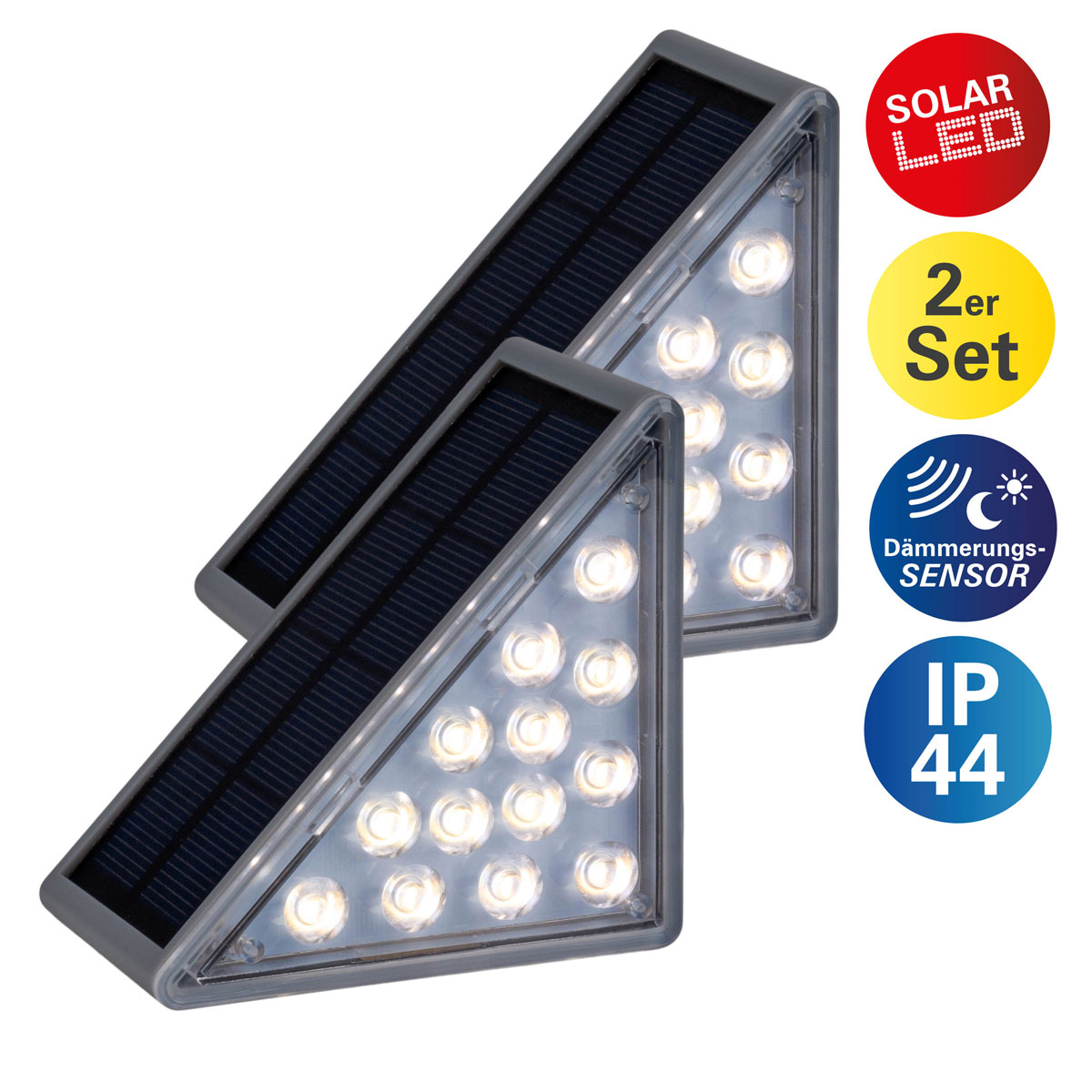 näve  Solar-Treppenleuchte Scala 2er Set Bild 2