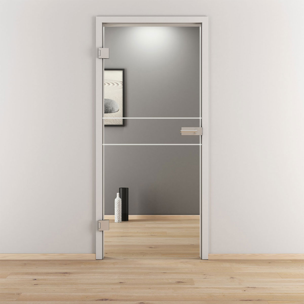 Novadoors Glasdrehtür NOVA 589 klar 83,4 x 197,2 cm Links