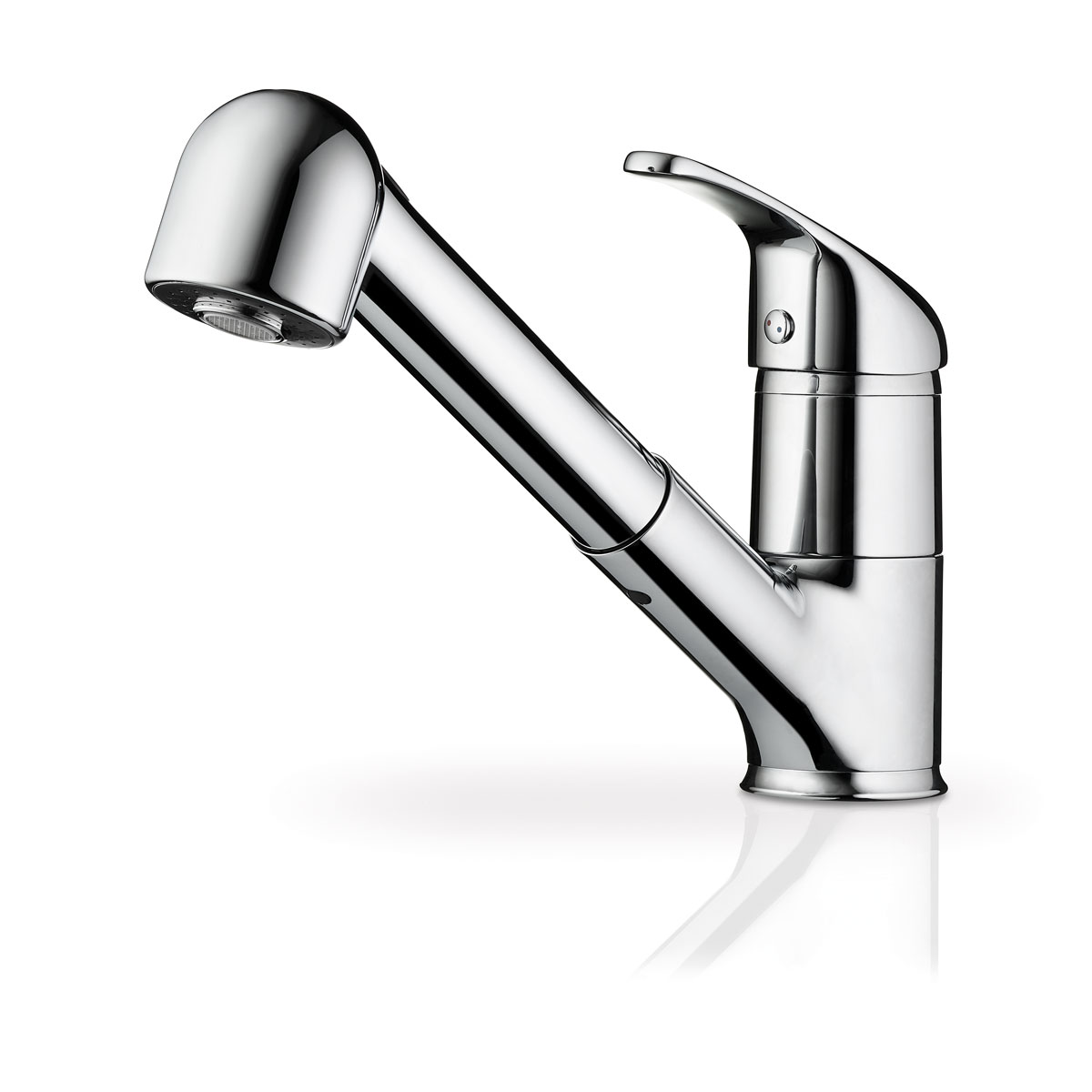 Pyramis Spültischarmatur „Festivo“ verchromt m. Geschirrbrause