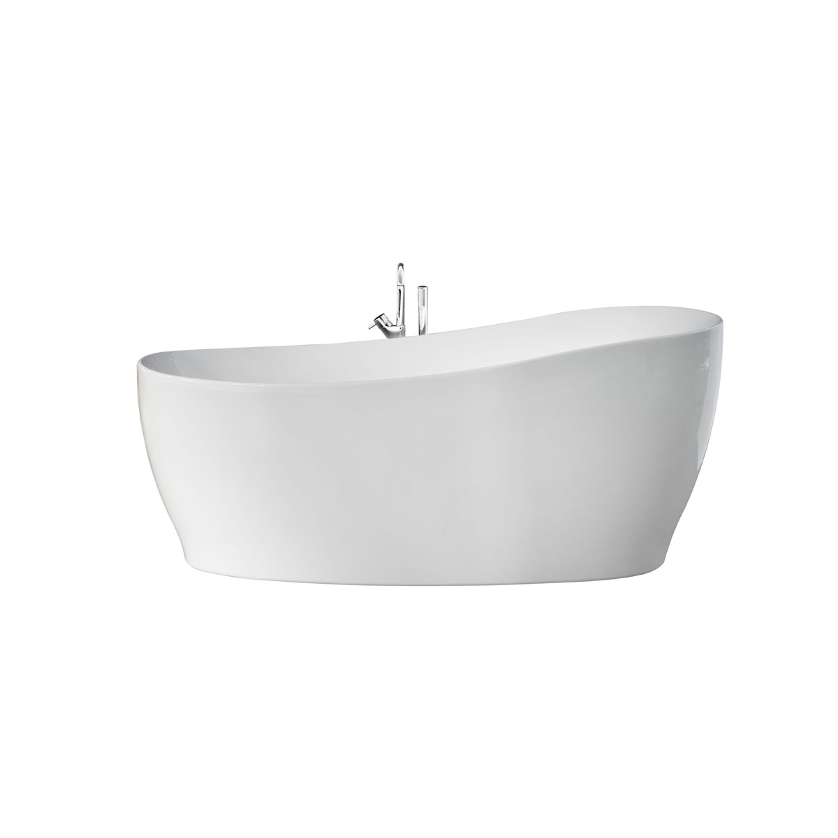 Ottofond Freistehende Badewanne Aviva 180 x 85 cm weiß Bild 1