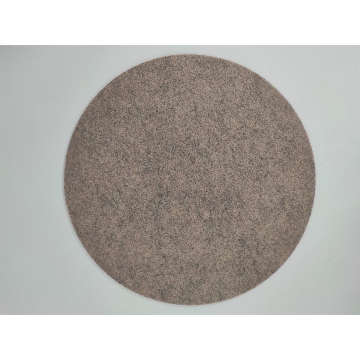 Platzset Filz Durchmesser 35 cm creme-melange Platzset Filz Durchmesser 35 cm creme-melange