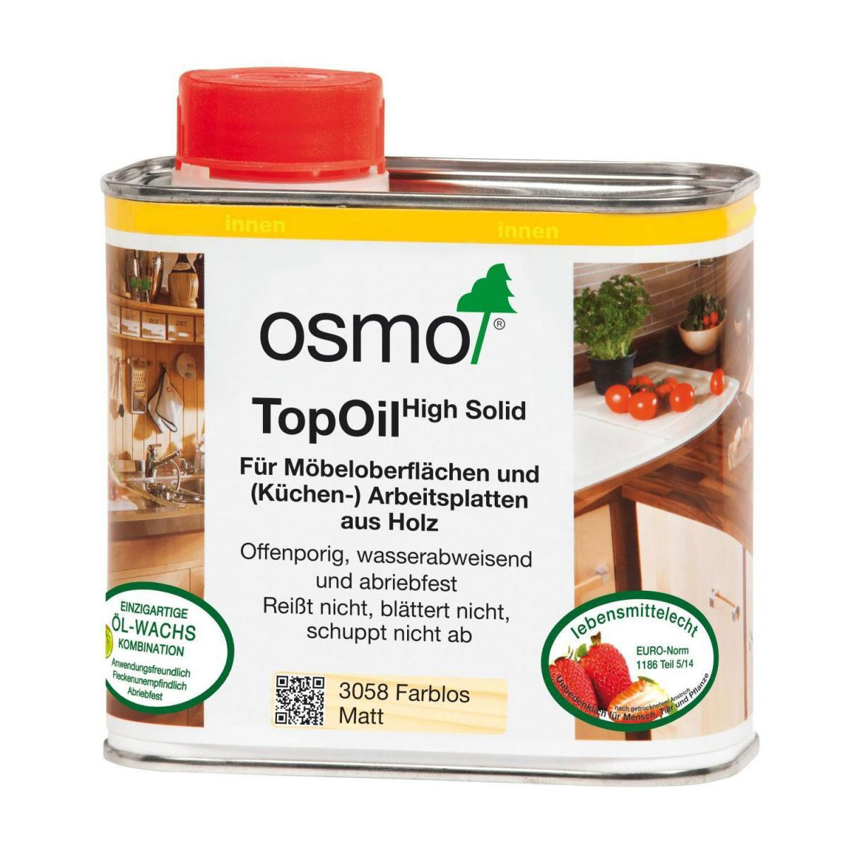 Osmo TopOil Farblos Matt 500ml
