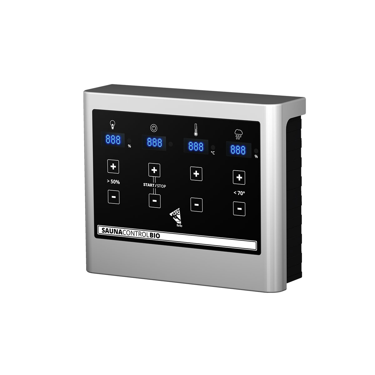 Karibu Saunahaus Nordin naturbelassen Bio externe Seuerung Bild 6