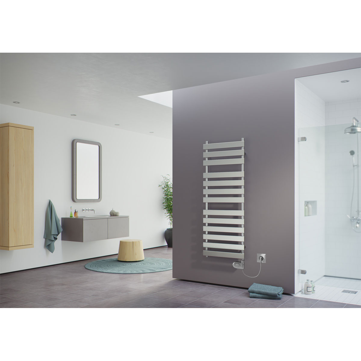 Ximax  Elektrischer Handtuchwärmer C7 950 x 500 mm 300 Watt Typ 3 Chrom