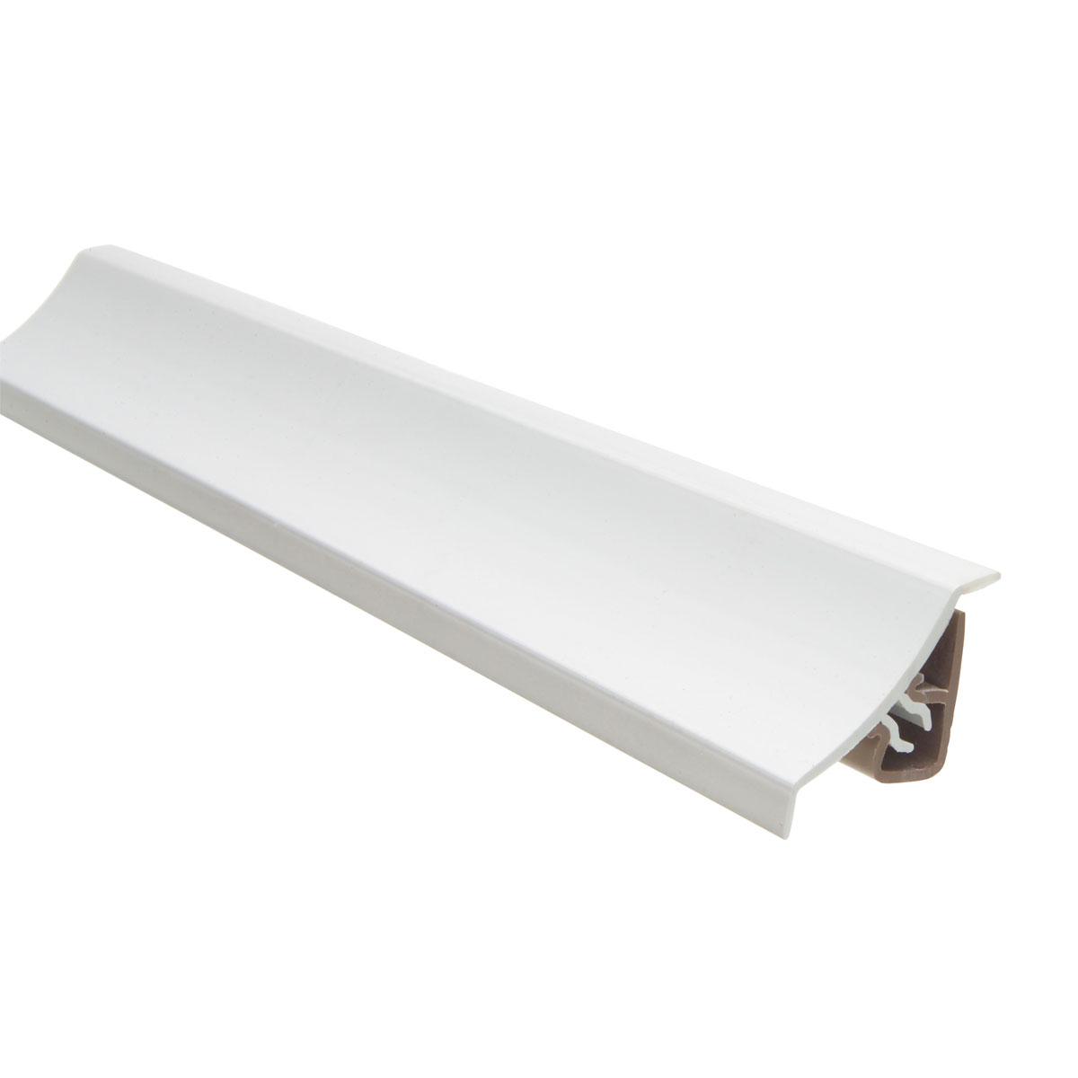 Küchenwandprofil inklusive Befestigung weiß 23 x 25 x 2600 mm